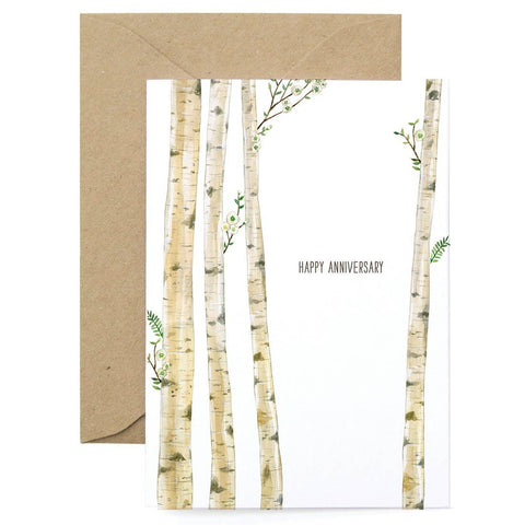 Birch - Anniversary Card