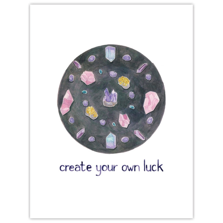 Create Your Own Luck - Love Card
