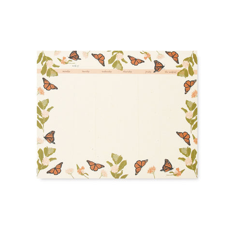 Monarchs - Weekly Desk Pad