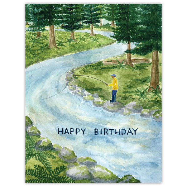 Fishing - Birthday Card
