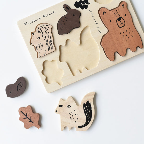 Woodland Animals - Wooden Tray Puzzle