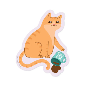 Coffee Cat - Sticker