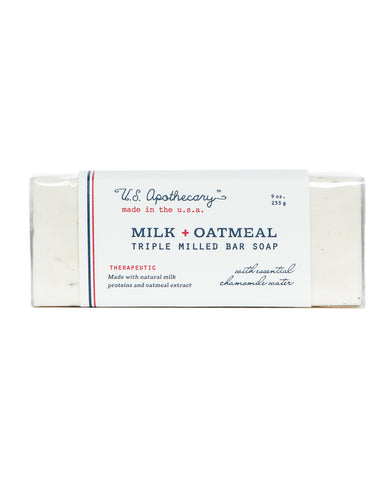 Milk & Oatmeal - 9oz Triple Milled Bar Soap