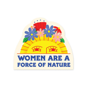 Women Nature Sun - Sticker