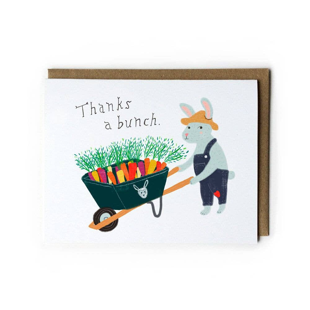 Thanks A Bunch - Thank You Card