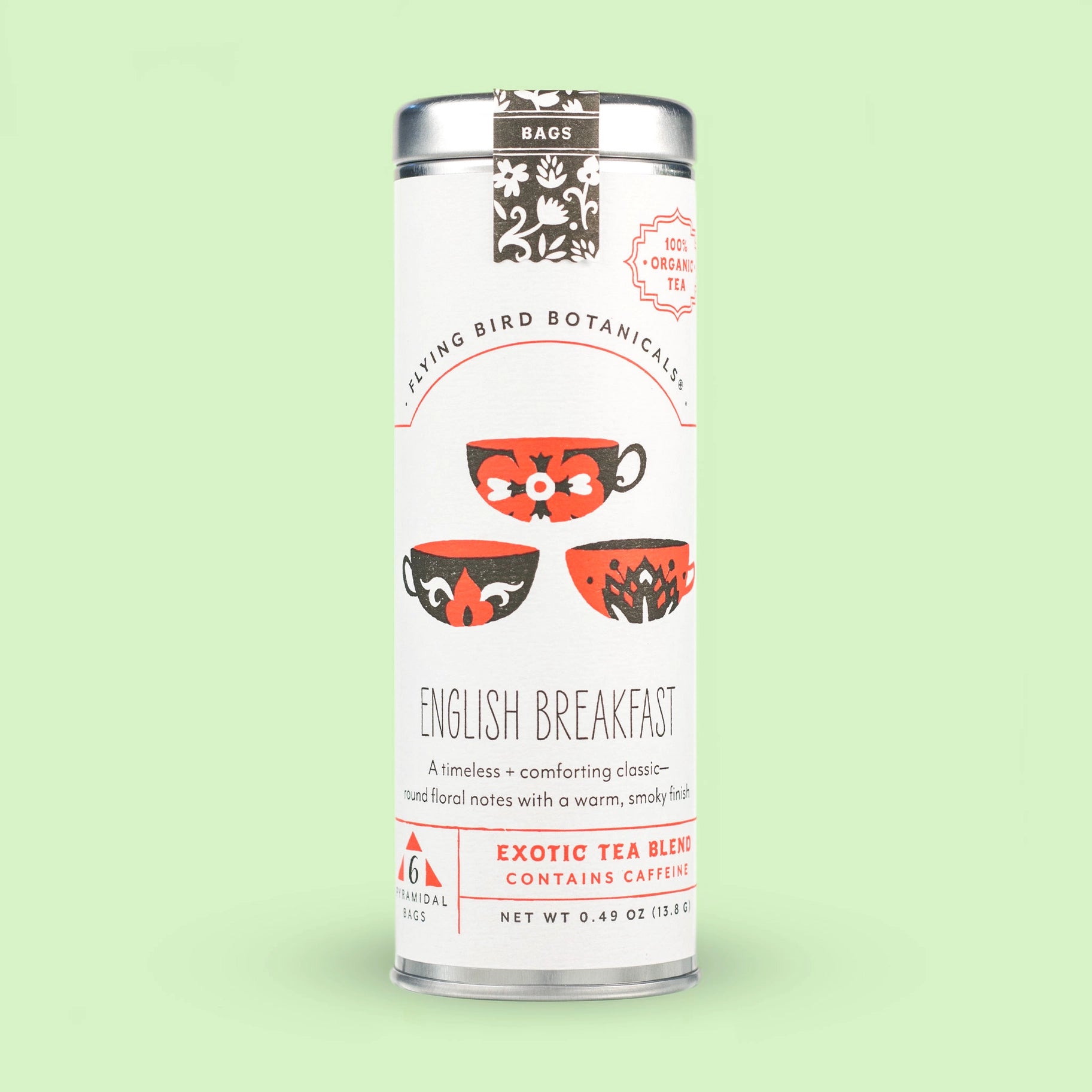 English Breakfast - 6 Tea Bag Tin