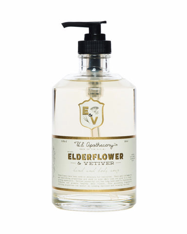 Elderflower & Vetiver - 12oz Hand and Body Soap