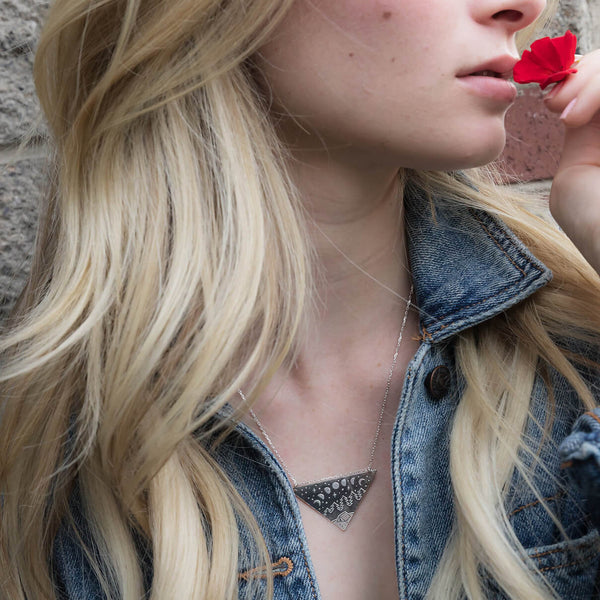 Wanderlust Triangle Necklace
