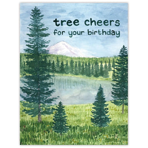 Tree Cheers - Birthday Card