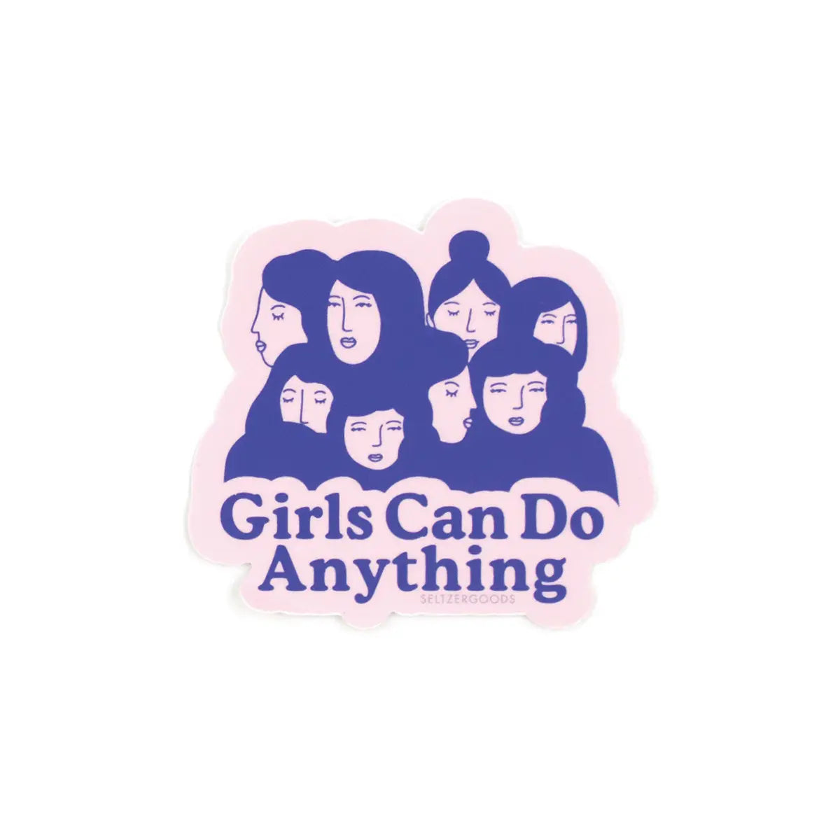 Girls Can - Sticker