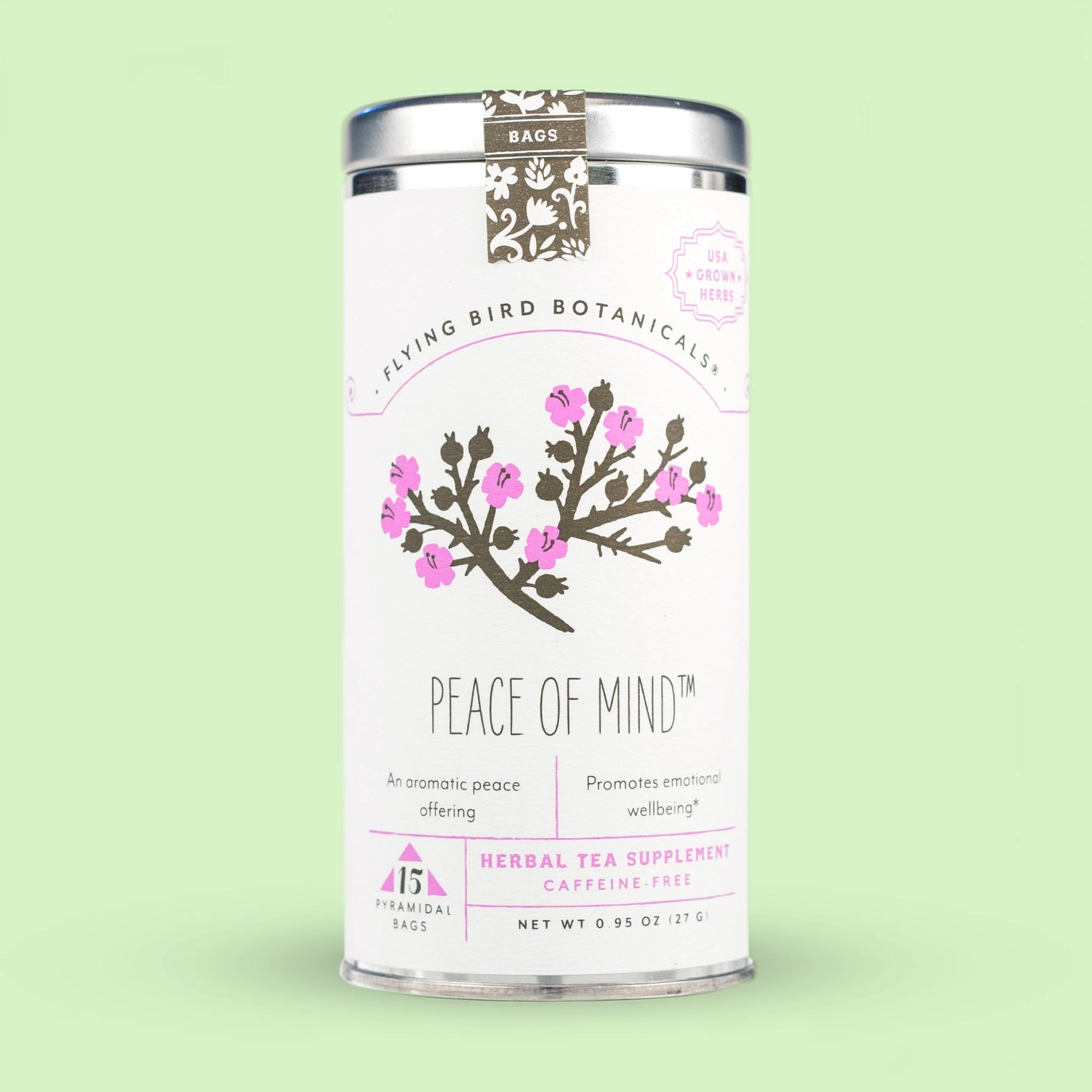 Peace of Mind - 15 Tea Bag Tin