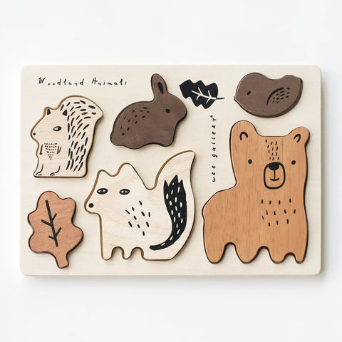 Woodland Animals - Wooden Tray Puzzle