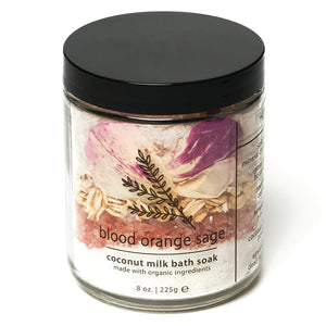Blood Orange Sage - Coconut Milk Bath Soak