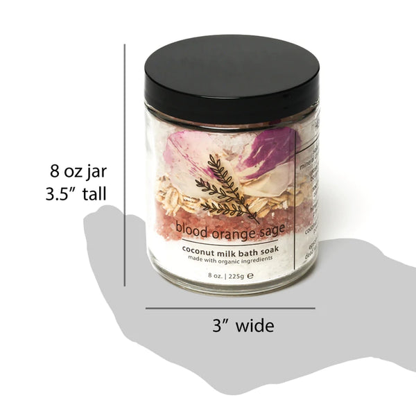 Blood Orange Sage - Coconut Milk Bath Soak