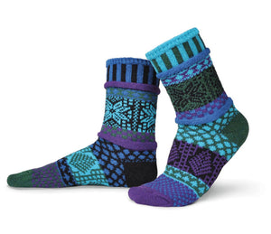 Blue Spruce Crew Socks - Sol Mate Socks