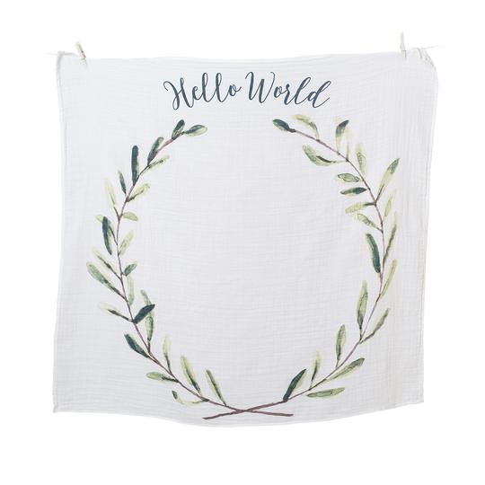 Hello World - Baby's First Year Blanket