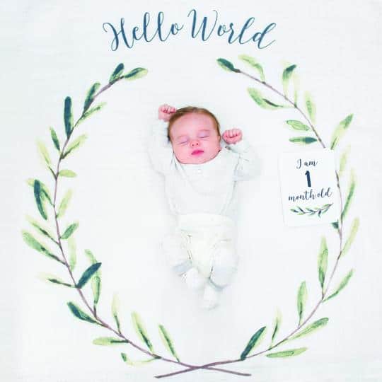 Hello World - Baby's First Year Blanket