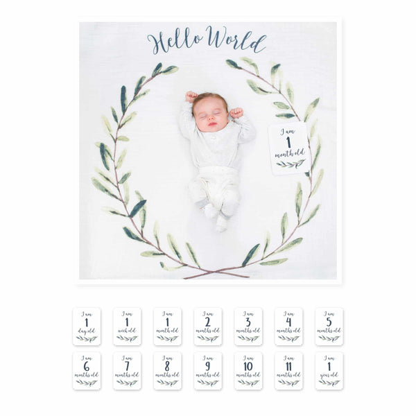 Hello World - Baby's First Year Blanket