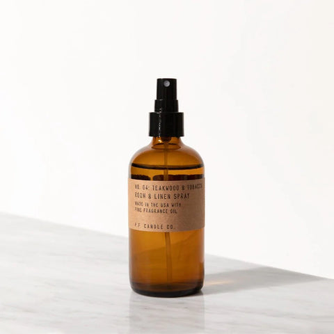 No. 04: Teakwood & Tobacco - 7.75oz Room & Linen Spray