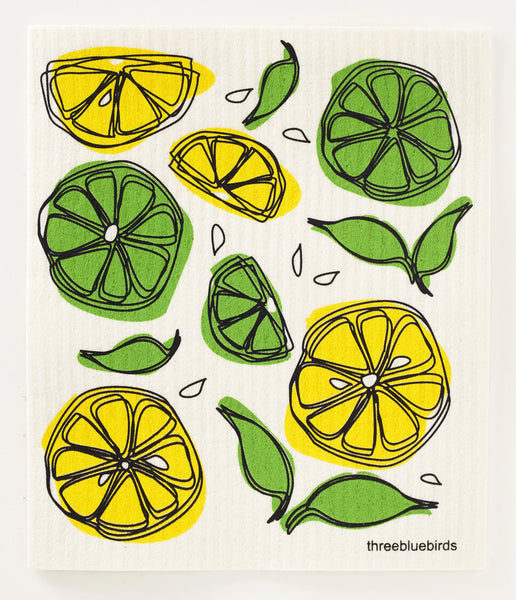 Lemon Lime - Swedish Dishcloth