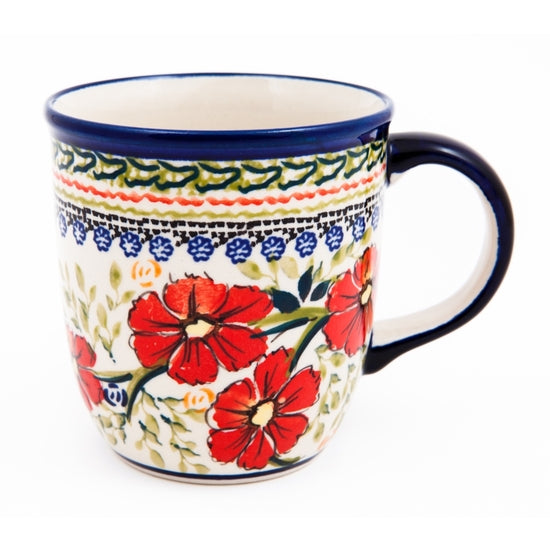 Love Blossoms 12oz Mug - Polish Pottery