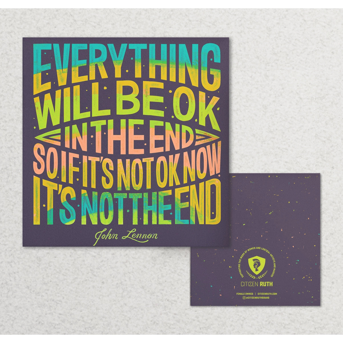 Everything Will Be OK - Empathy Card