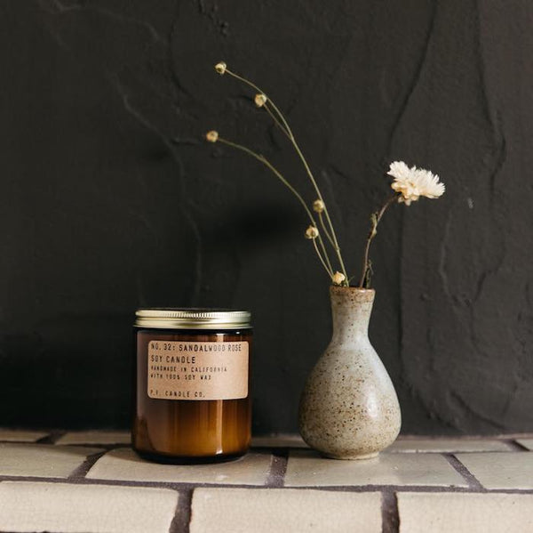 No. 32: Sandalwood Rose - 7.2oz Soy Candle