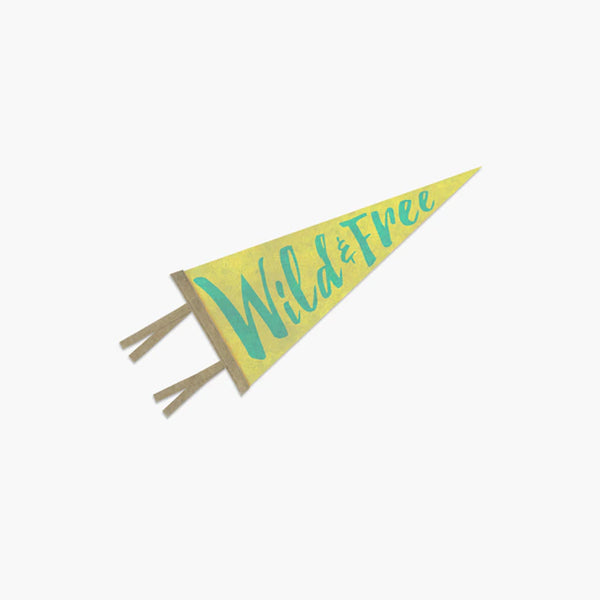 Wild & Free Pennant