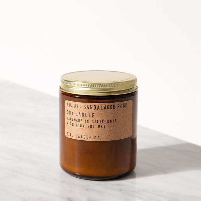 No. 32: Sandalwood Rose - 7.2oz Soy Candle