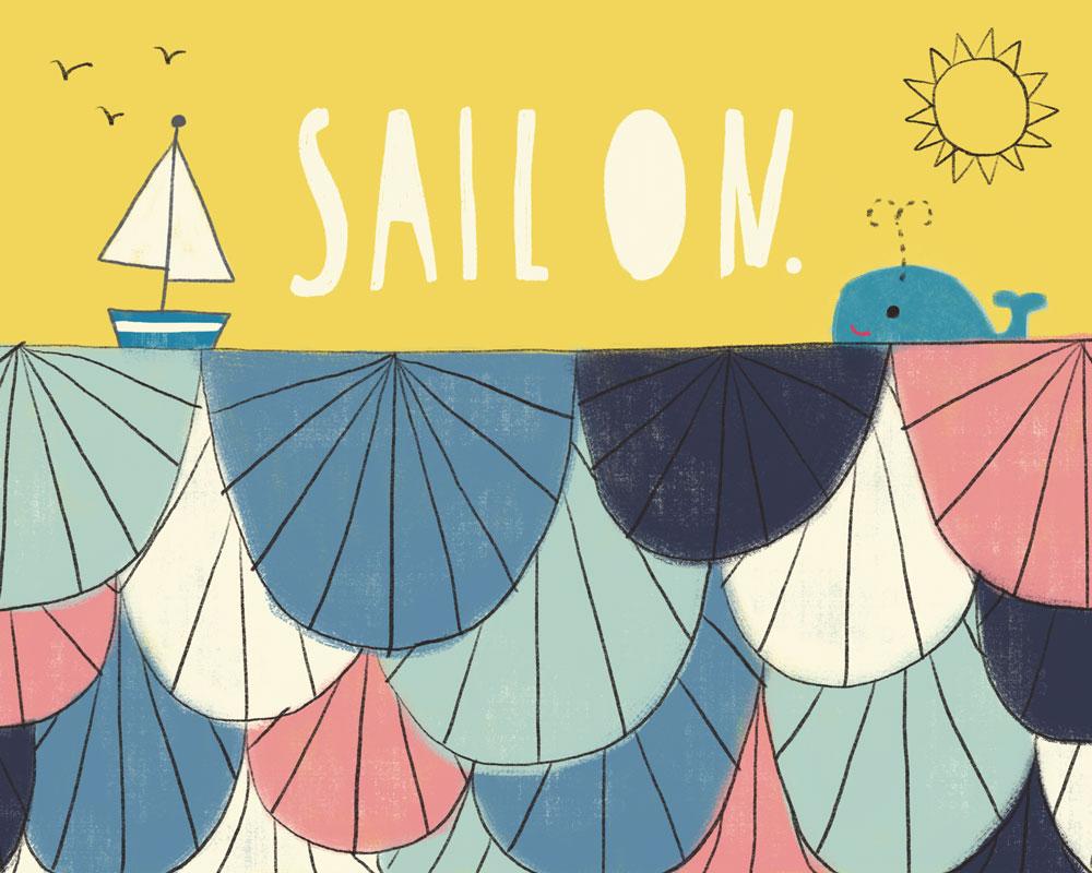 Sail On - Art Print