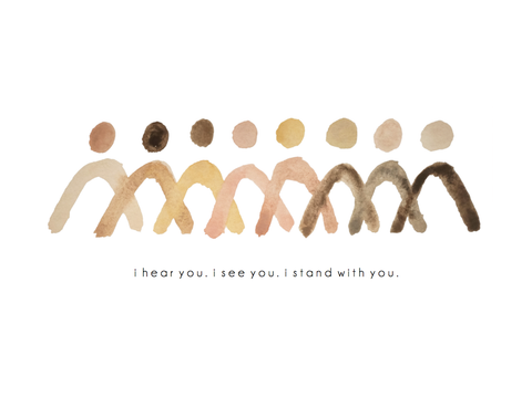 I Hear You. I See You. - Art Print