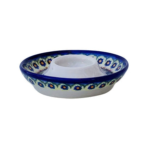 Simple Folk Egg Saucer - Polish Pottery