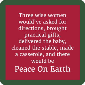 Peace on Earth Coaster