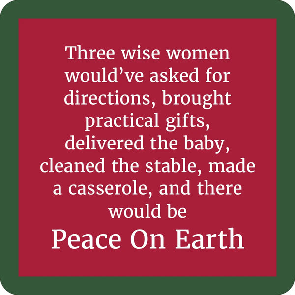 Peace on Earth Coaster