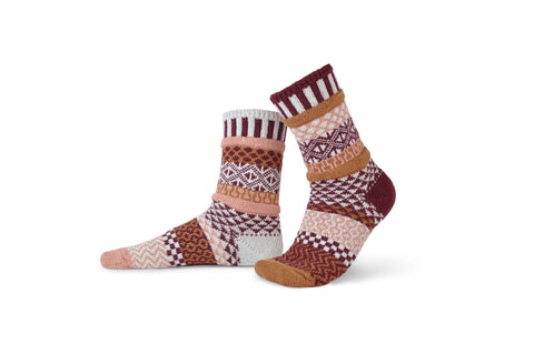 Amaranth Crew Socks - Sol Mate Socks