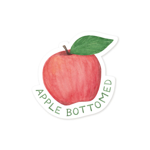 Apple Bottomed - Sticker