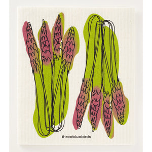 Asparagus - Swedish Dishcloth