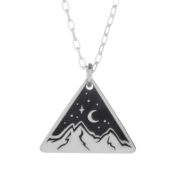 Star Light Small Triangle Necklace
