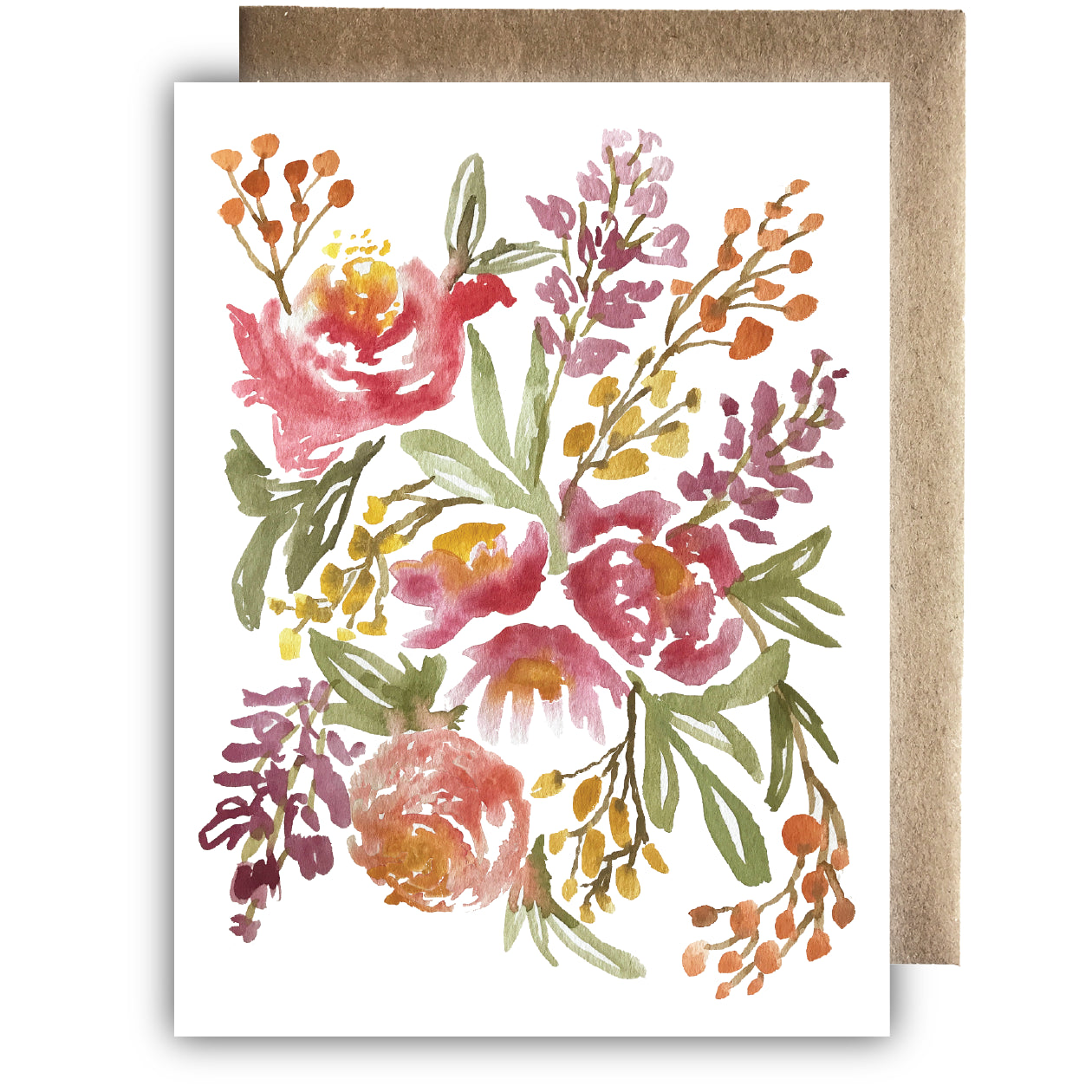 Illustrated Watercolor Floral - General Card