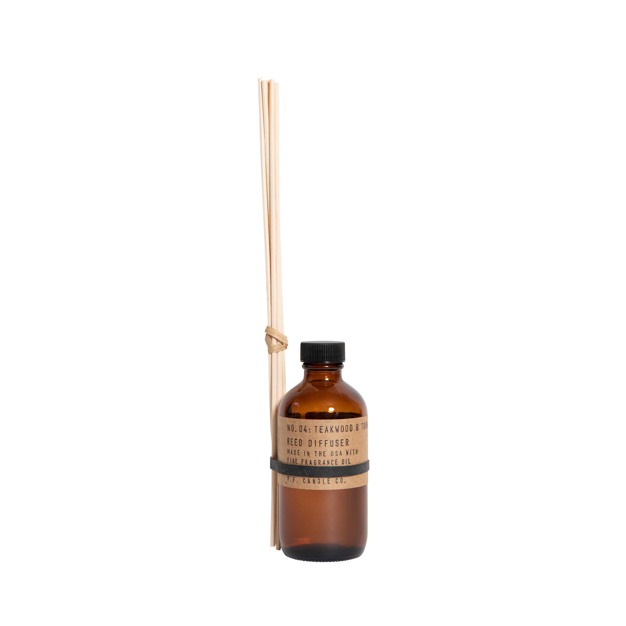 No. 04: Teakwood & Tobacco - 3.5oz Reed Diffuser