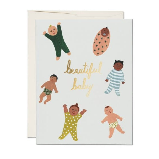 Beautiful Baby - Baby Card