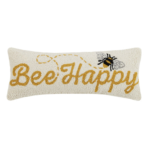 Bee Happy Hook Pillow