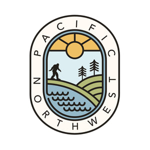 Pacific Northwest Bigfoot - Vinyl Sticker