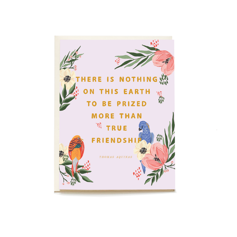 Birds of a Feather Friendship - Love Card