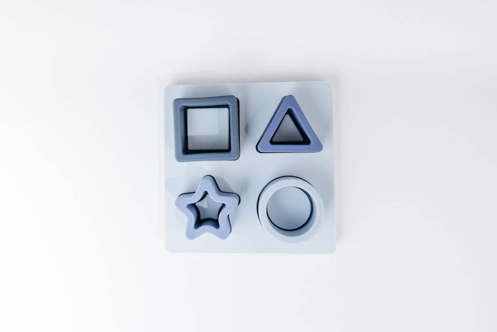 Shape Puzzle Teether - Blue