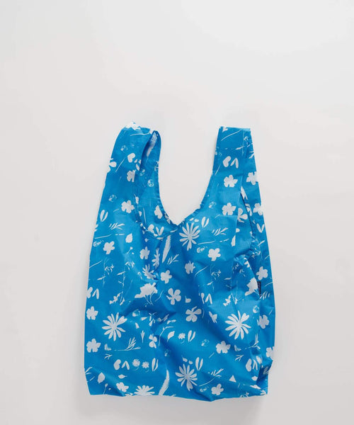 Blue Floral Sun Print - Baggu Reusable Bag