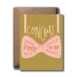 Boobs Will Never Be The Same - Baby Card