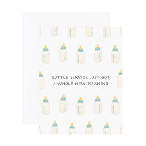 Bottle Service - Baby Card