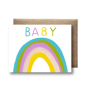 Baby Rainbow - Baby Card