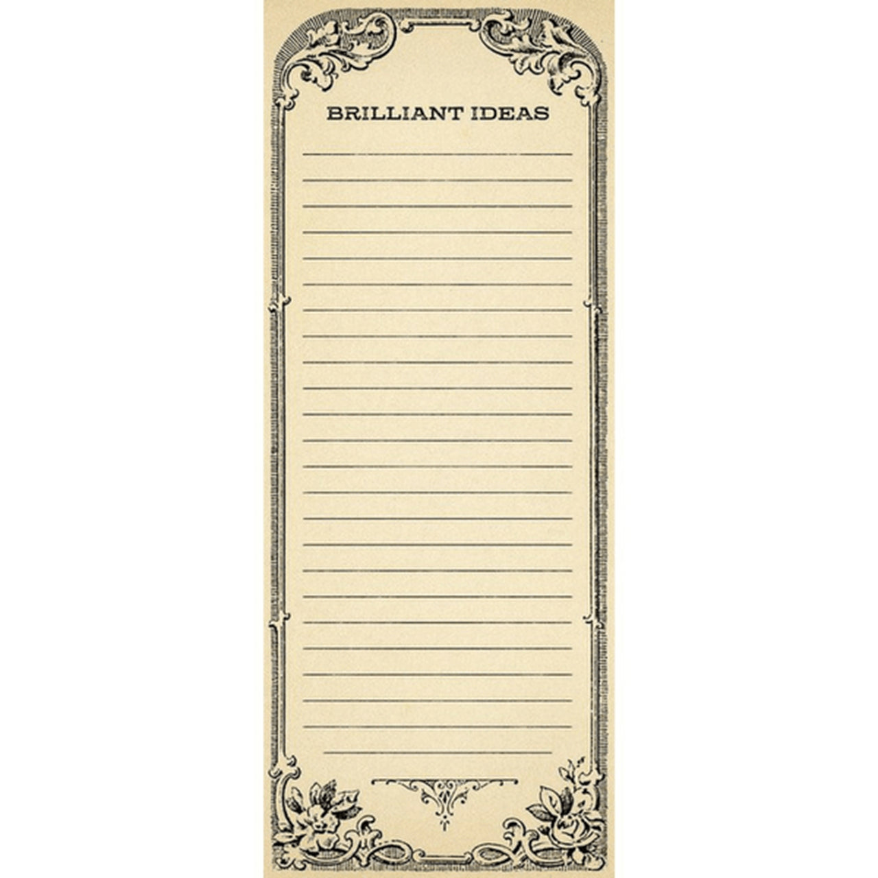 Brilliant Ideas Skinny Notepad